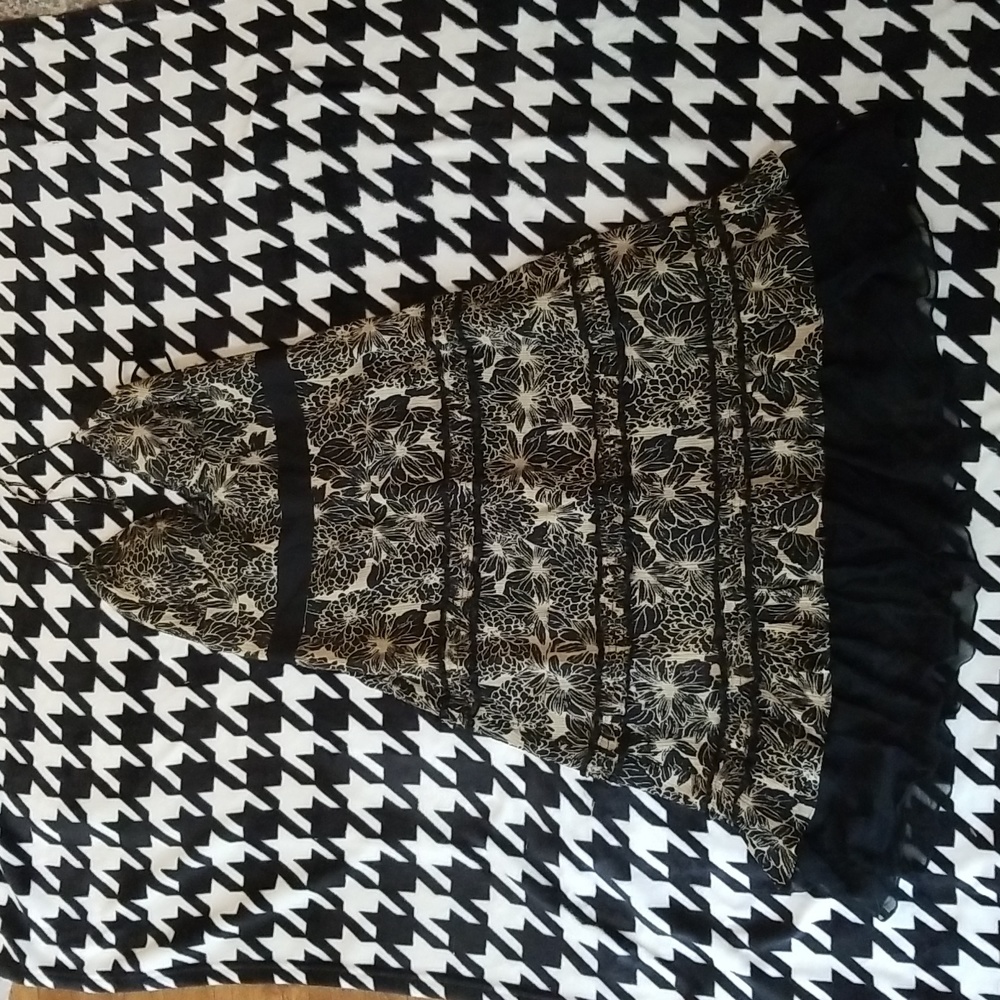 EUC Tiered Halter Dress